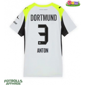 Borussia Dortmund Waldemar Anton #3 Bortatröja Kvinnor 2025-26 Kortärmad